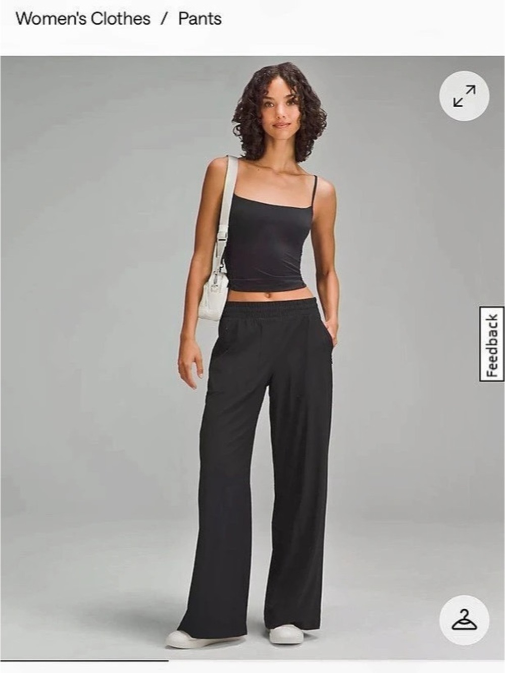 lululemon Softstreme Relaxed-Fit Mid-Rise Pant Wide Leg Pants Black Size Small - Picture 4 of 4